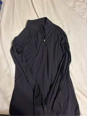Women’s equestrian sun shirt Black noble equestrian M